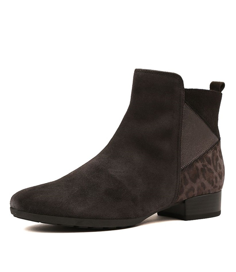 Gabour | Exclusif Reggae Cuir Gris Foncé Multi